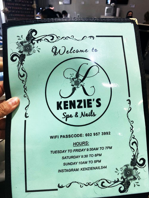 KENZIE'S NAILS AND SPA price