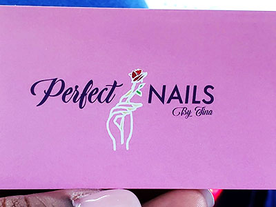 Perfect Nails card visit